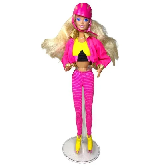 ヴィンテージBarbie Barbie Workin' Out Teresa With Cassette & Suction Cup Shoes